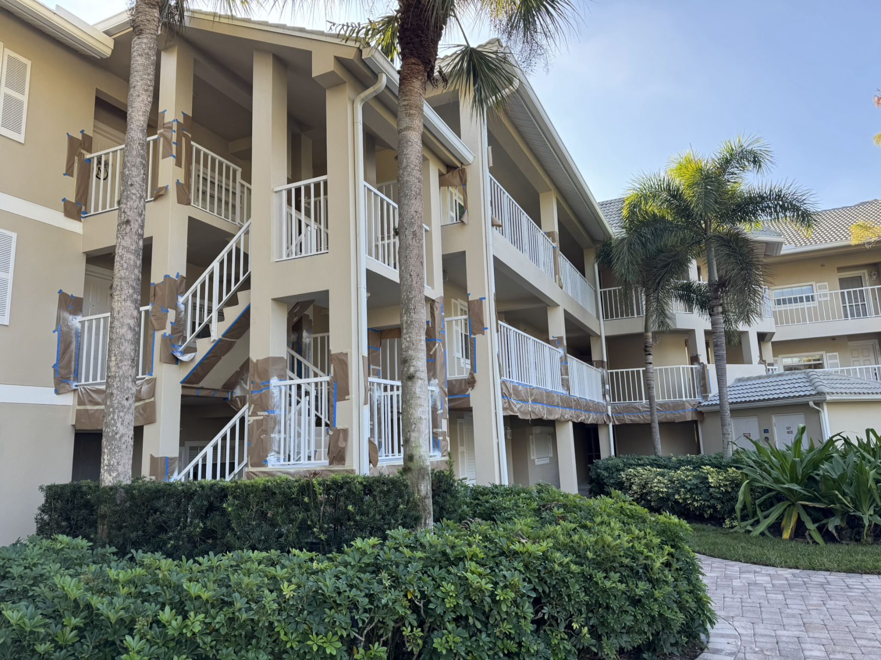 The Pines condominiums in Naples after a MORA community repaint
